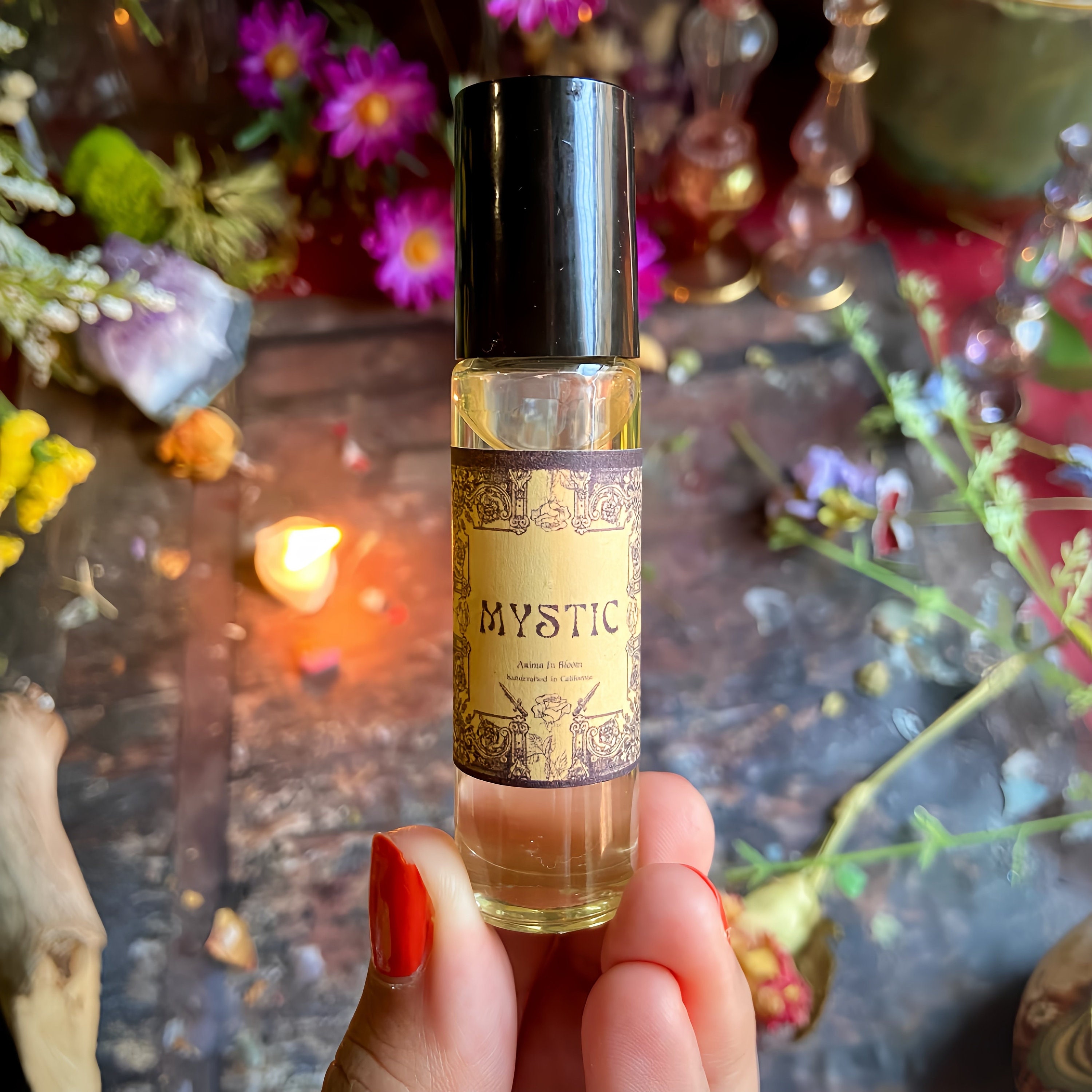 Sandalwood & Amber Perfume Oil Roll-on all natural perfume artisan cologne