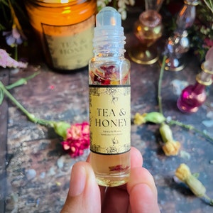 Tea & Honey Perfume Oil Roll-on | all natural perfume | artisan cologne