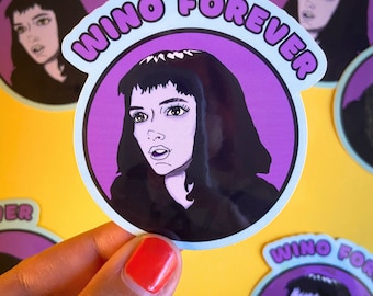 Wino Forever Winona Ryder Water Bottle Sticker