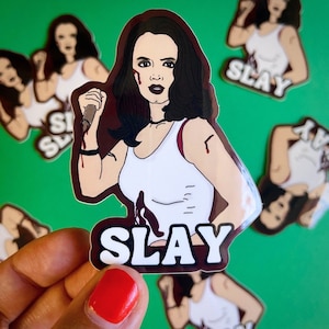 Faith Lehane “Slay” Water Bottle Sticker