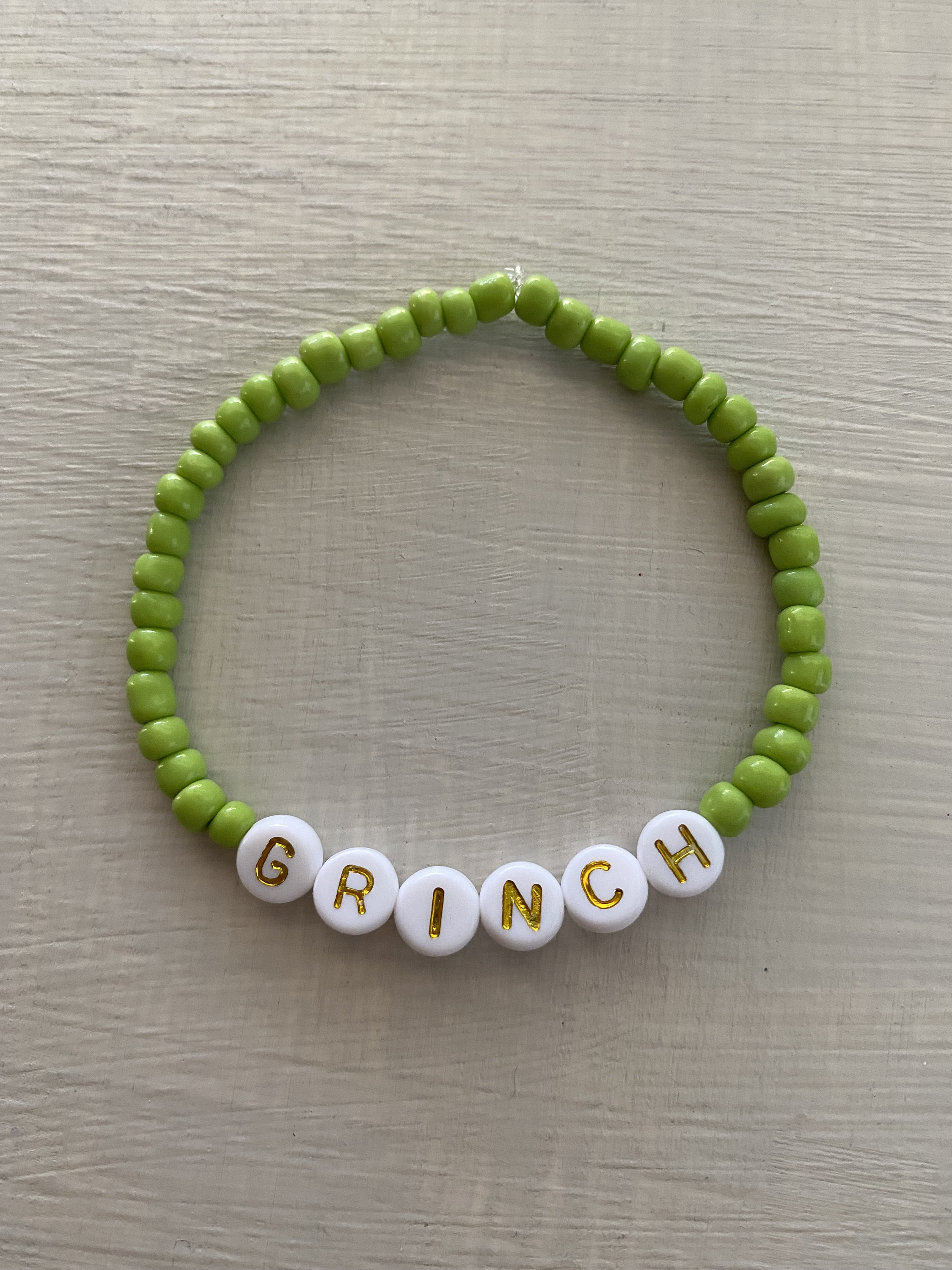 Grinch Holiday Bracelet Handmade Bracelets Christmas | Etsy UK