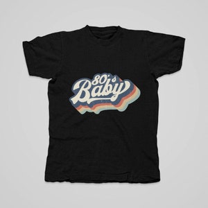 Retro 80&#39;s Tee Shirt | Vintage 80&#39;s Baby Shirt |  80&#39;s T-Shirt