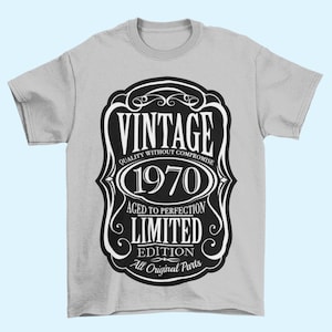 Vintage 1970 - 1974 T-shirt | Vintage 70&#39;s Shirt | Retro 70&#39;s Decade Shirt