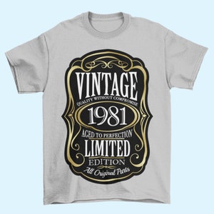 Vintage 1980 - 1985 Tee Shirt | Vintage 80&#39;s Shirt | Retro 80&#39;s years Shirt