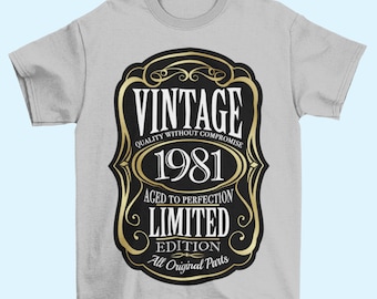 Vintage 1980 - 1985 T-shirt | Vintage 80's Shirt | Retro 80's years Shirt