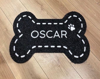 Personalized Pet Feeding Mat | Custom Dog Cat Bowl Placemat