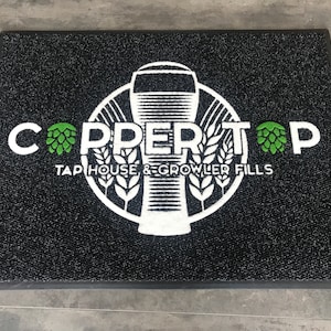 Personalized and Custom Mat, Company Doormat, Custom Logo Mat, Personalize Rug With Logo, Business Mat, Corporate Mat, Yacht Mat, More Sizes