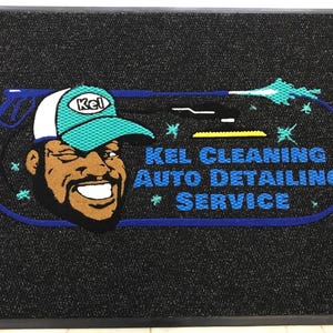 Personalized and Custom Mat, Company Doormat, Custom Logo Mat, Personalize Rug With Logo, Last Name Logo Mat, Welcome Mats,  Business Mat