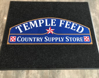 Anti-Slip Custom Logo Doormat | Outdoor Personalized Company Mat