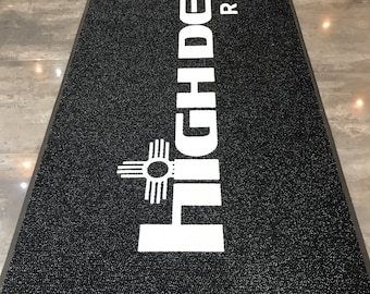 Branded Welcome Mat with Company Logo | Custom Indoor Outdoor Doormat