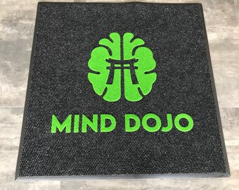Custom Logo Mat for Business Branding | Personalized Company Doormat