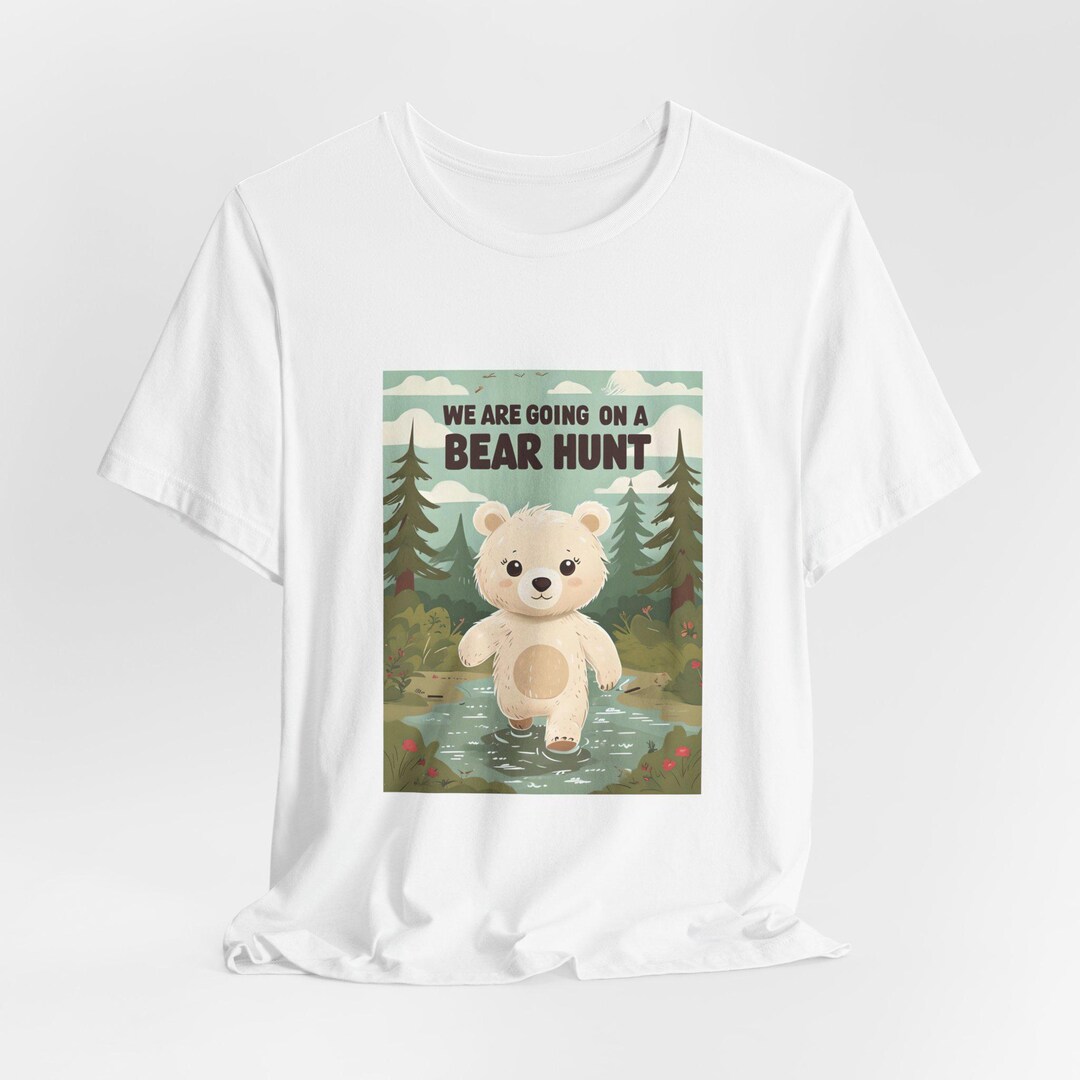 We Are Going on a Bear Hunt Woodland Animal Graphic Tee Adventure ...