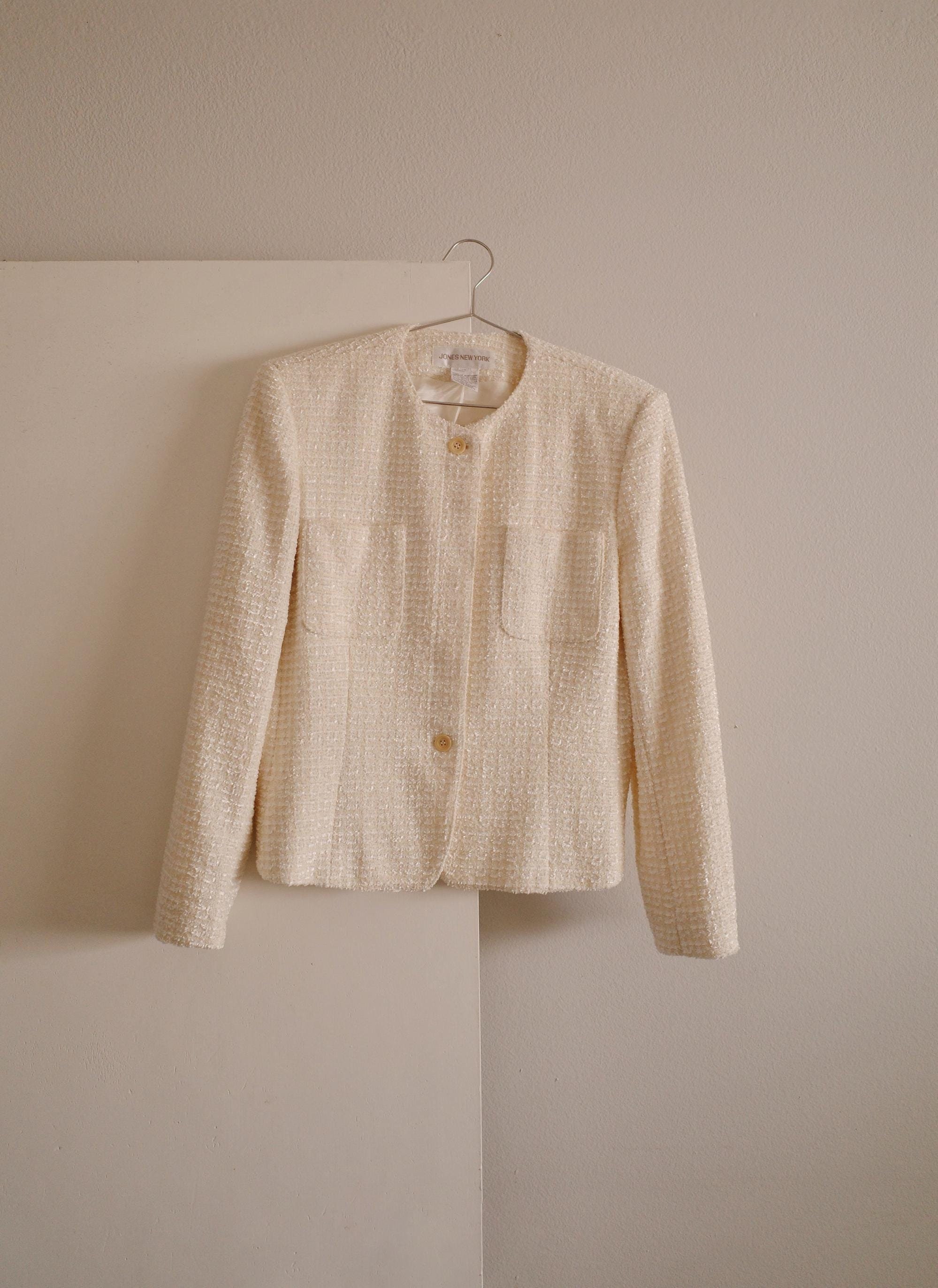 Cream Chanel Jacket