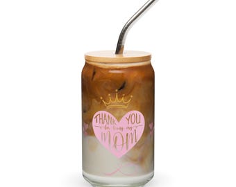 Mama ich liebe dich aus Glas in Dosenform