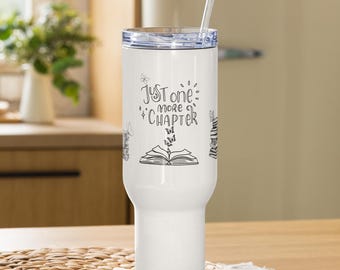 Buchbecher, Buchklub Geschenk, Buch Eis Kaffee Glastasse Reisebecher mit Henkel