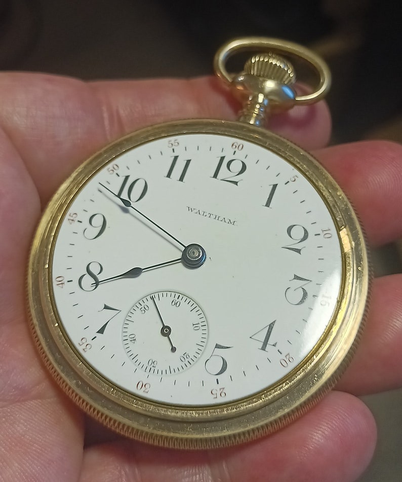 1902 Waltham 17 Jewel Pocket Watch. P.S. Bartlett, 18s, and Adjusted