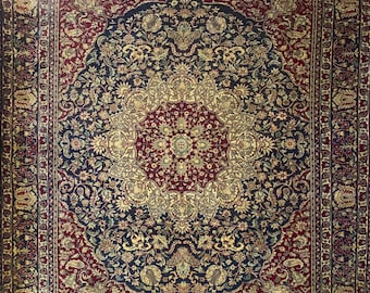 Turkey Duruder Sivas Hereke Oriental Rug | Handmade Wool Vintage Antique Traditional Ethnic Home Decor | 297 x 198 (cm)