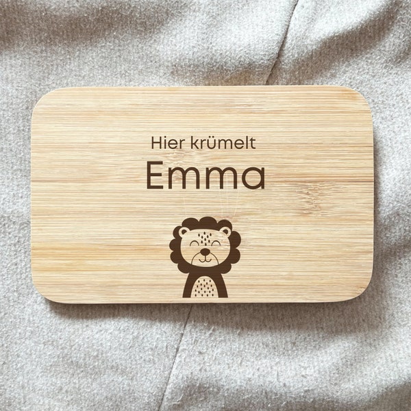 Personalized Cutting Board Breakfast Board Snack Children Gift Birthday Kids