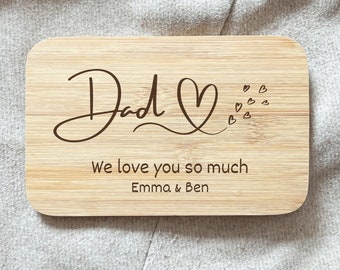 Father's Day Gift, Father's Day Gift, Cutting Board, Father's Day, Personalised, Birthday Gift, For Dad, Breakfast Board, Wood Engraving