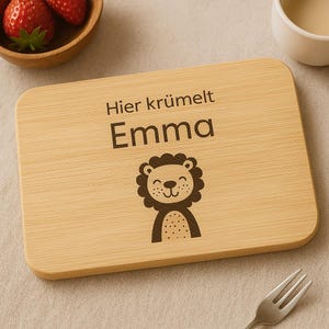 Personalized Cutting Board Breakfast Board Snack Children Gift Birthday Kids