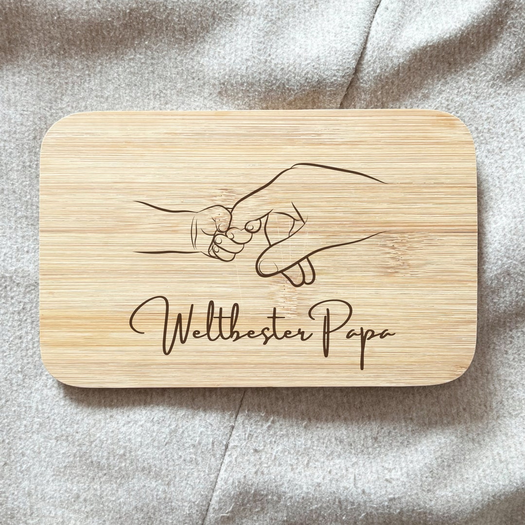 Father's Day Gift, Breakfast Board Dad, Cutting Board, Personalized