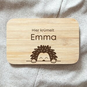 Breakfast board personalized, board personalized, baby gift, personalized gift baby, wooden board personalized