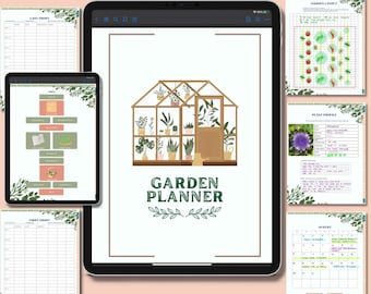 Garden Journal - Digital Garden Planner - First and Last Frost - Homesteading Planner - Fertilizer Tracker - GoodNotes  Garden Planner