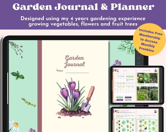 Garden Journal - Gardening Planner - GoodNotes Planner