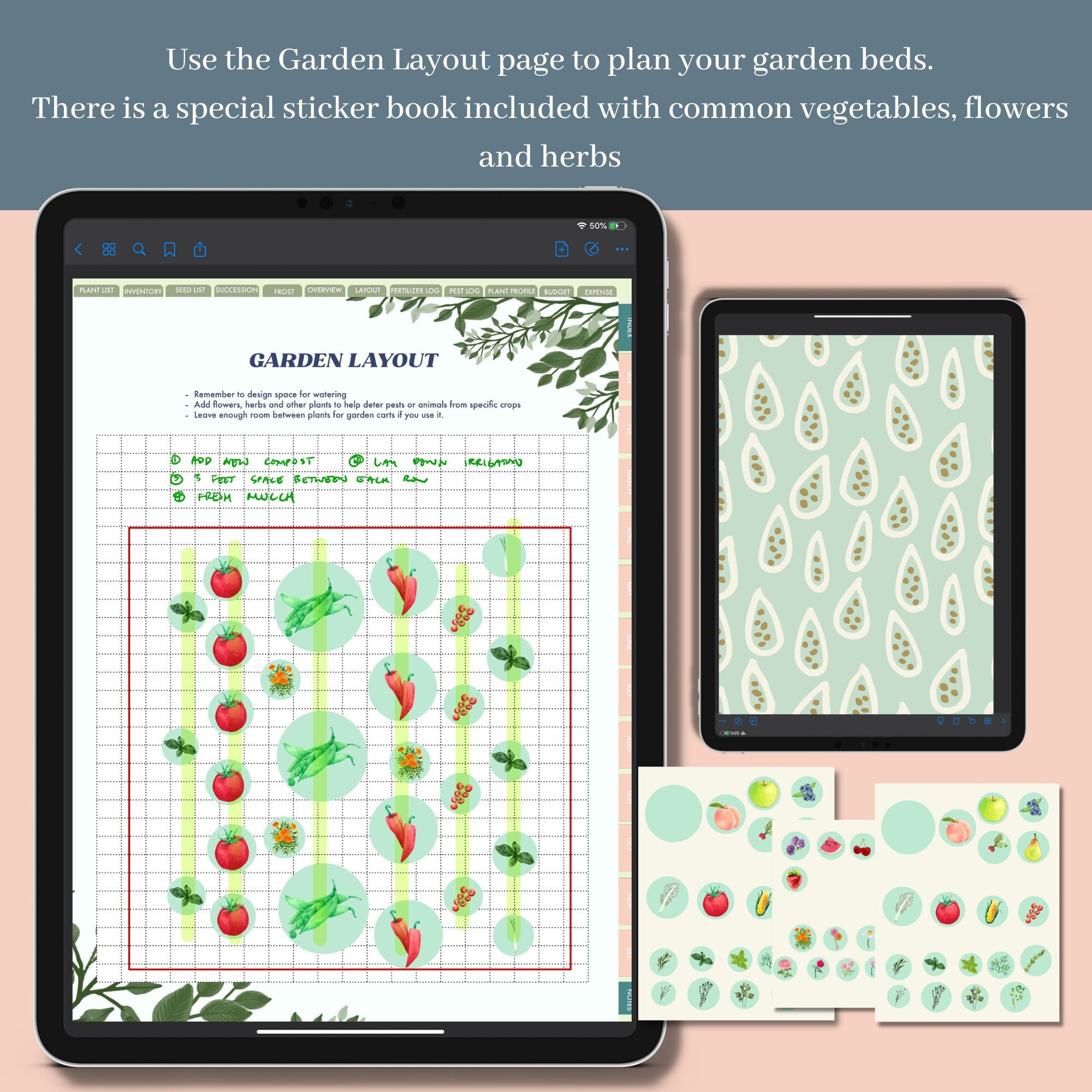 Garden Journal - Digital Garden Planner - First and Last Frost ...