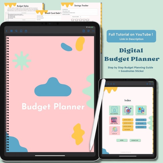 Digital Budget Planner for Ipad Budget for Beginners Etsy