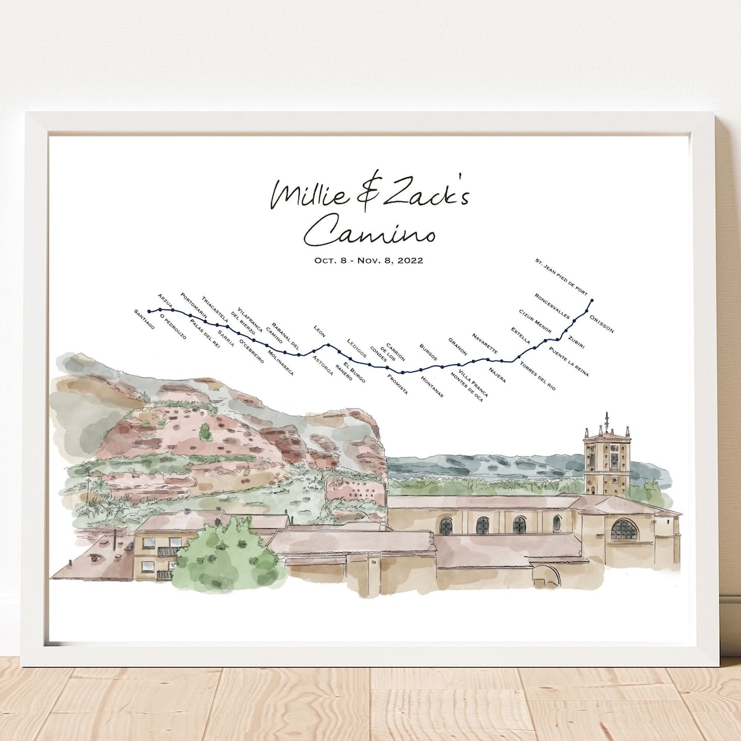 najera-camino-de-santiago-highlights-custom-camino-gift-gift-for