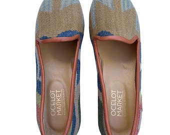 Women's Turkish Kilim Loafers 9 US/40 EU