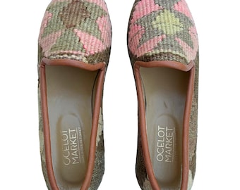 Women's Turkish Kilim Loafers 7 US/38 EU