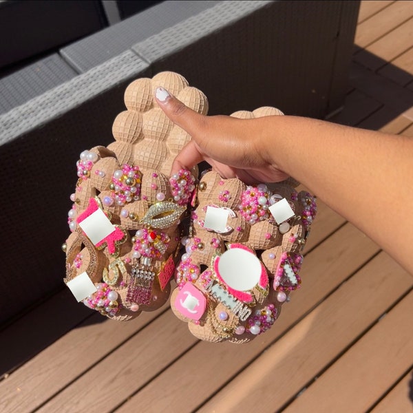 Bubble Slides Charms Designer Etsy