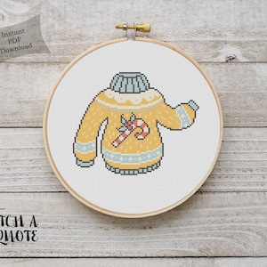 Christmas Jumper - Cross Stitch Pattern (Digital PDF Pattern)