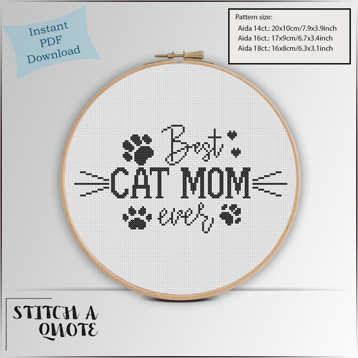 Mama Cat From Dimensions - Main Collection - Cross-Stitch Kits