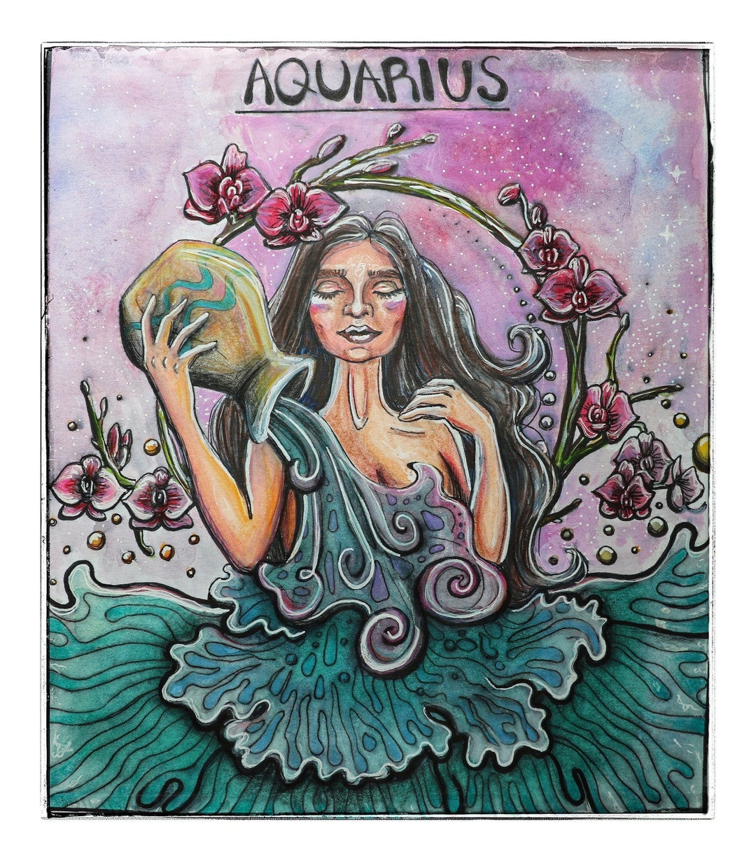 Aquarius Print 27 x 19cm