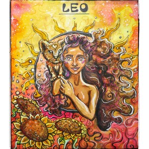 Leo Art Print by Kami Original Design, Multiple Sizes Available