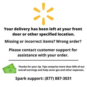 Spark Text Delivery Message