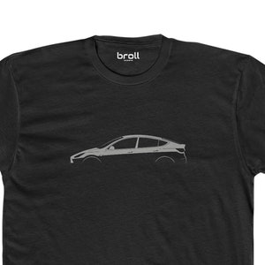 Y Model Silhouette Unisex Cotton Crew T-Shirt
