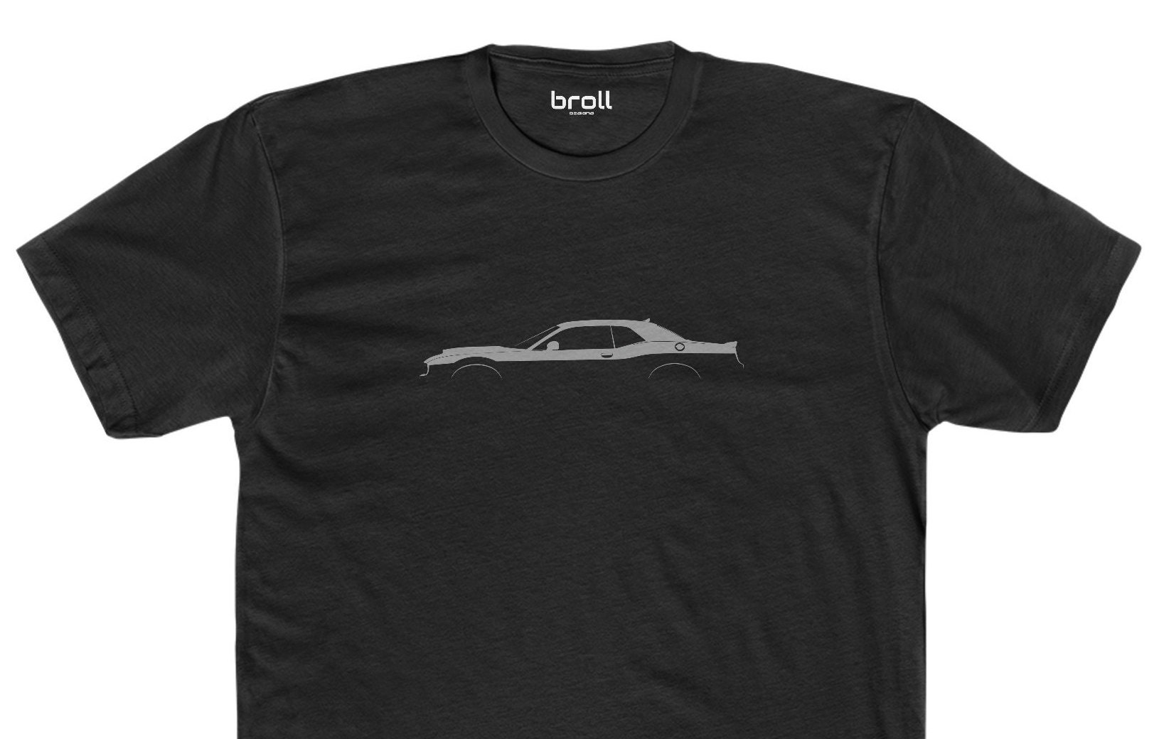 Challenger SRT Demon (2016) Silhouette Unisex Cotton Crew T-Shirt