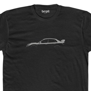 Impreza WRX STI GDB Silhouette Unisex Cotton Crew T-Shirt