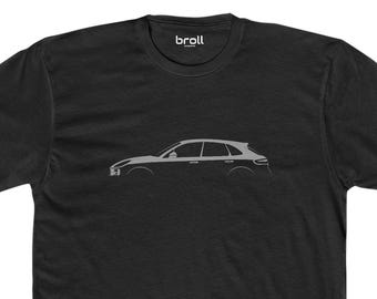 Macan Silhouette Unisex Cotton Crew T-Shirt