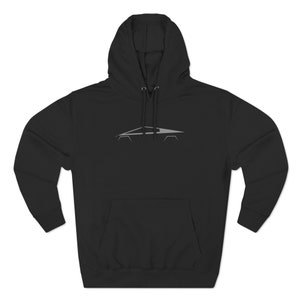 Cyber Pick-Up Truck Silhouette Unisex Premium Pullover Hoodie