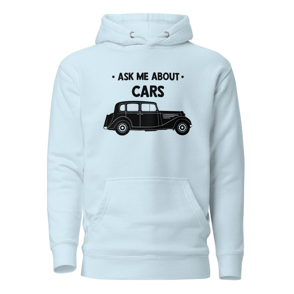 Car Hoodie, Long Sleeve Hoodie, Drawstring Hoodie, Sweatshirt Hoodie, Graphic Hoodie,Men Pullover Hoodie - Cotton Blend Hoodie Livingtee