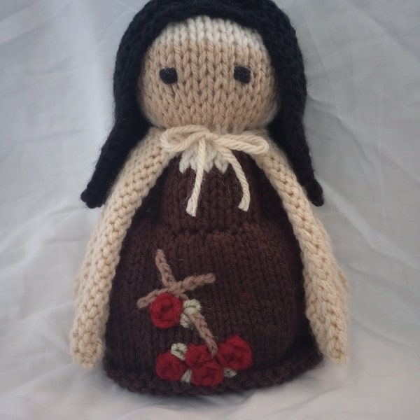 Saint Therese of Lisieux Doll - Hand Knit