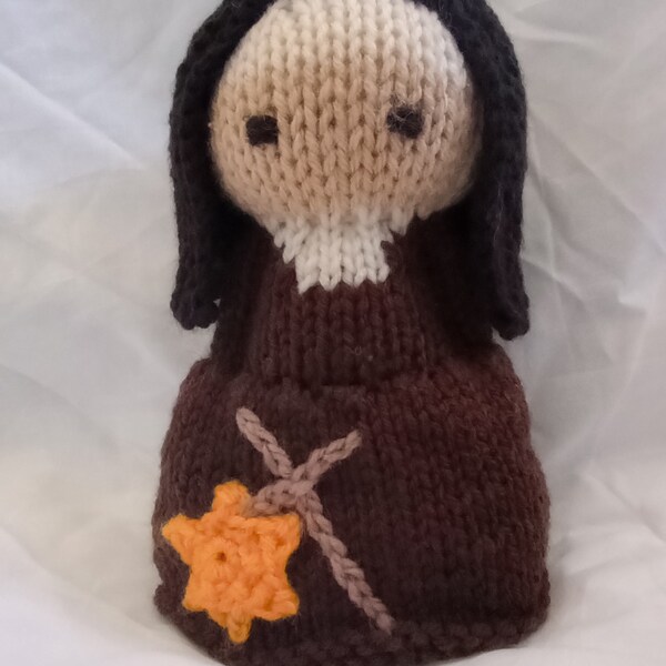 Saint Edith Stein Doll - Hand Knit