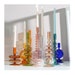 Glass Candlestick Taper Candle Holders | Nordic Glass Flower Vases | Rainbow Colorful Candle Holder 