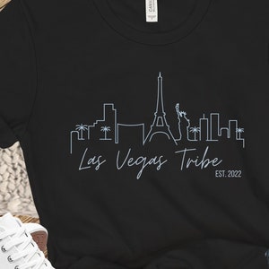 Las Vegas Tribe Est. 2022 Unisex Jersey Short Sleeve Tee Bachelorette Tee Gift for Bridesmaids T-shirt Las Vegas Travel shirt