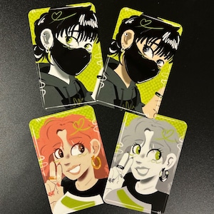 MitsuAya Green Lesbians Photocards | The guys she was interested in | Fandom Photocards | Idol Cards